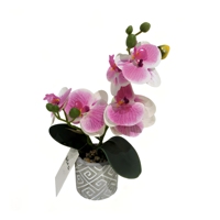 Desain Baru Bunga Hias, Karangan Bunga, dan Tanaman Plastik Anggrek Phalaenopsis Buatan untuk Dekorasi & Perlengkapan Pernikahan, Hadiah, dan Dekorasi