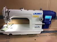 Machine à coudre plate à aiguille simple à entraînement direct JUKIS DDL-7000A avec coupe-fil automatique