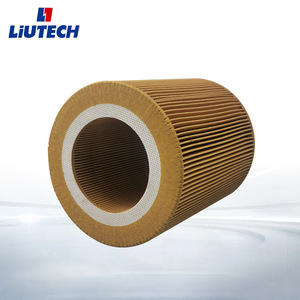 ไส้กรองอากาศ LiUTECH แบบกระดาษจีบทรงกระบอก อะไหล่สำหรับเครื่องอัดอากาศแบบสกรู - Product Image 1