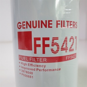 Qsb6.7เครื่องยนต์ดีเซลอะไหล่ Isde กรองน้ำมันเชื้อเพลิง3978040 <span class=keywords><strong>FF5421</strong></span> - Product Image 2