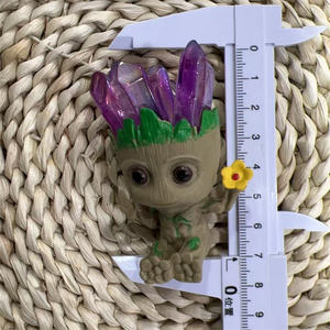 منتجات وصلت حديثًا مشغولات يدوية من الكريستال الطبيعي Groot Aura رقاقة هدايا ديكور المنزل - Product Image 3