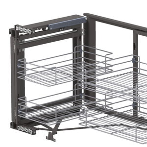 Cesta <span class=keywords><strong>de</strong></span> Almacenamiento Cromada <span class=keywords><strong>para</strong></span> <span class=keywords><strong>Cocina</strong></span>, Cesta Extraíble <span class=keywords><strong>para</strong></span> Esquina <span class=keywords><strong>de</strong></span> <span class=keywords><strong>Cocina</strong></span>, Cesta Esquinera <span class=keywords><strong>para</strong></span> Cajón <span class=keywords><strong>de</strong></span> <span class=keywords><strong>Cocina</strong></span>, Elegante Esquinero Mágico - Product Image 4