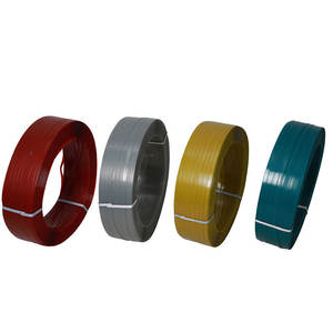 Wholesale PET Polyester <b>Strapping</b> Tape 16mm Wide 0.9mm Thick 20KG Steel for Packing Colored PET Material - Product Image 2
