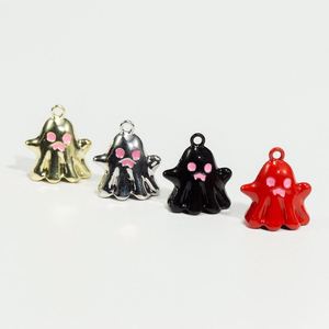 Pendentif fantôme de dessin animé en alliage peint par pulvérisation, porte-clés, boucles d'oreilles, accessoires 3D DIY personnalisés pour cadeau promotionnel - Product Image 2