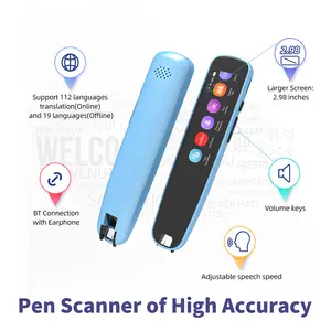 Top Selling 2.98Inch Touch Screen Vertaler Pen 112 Taal Leren Scanner Vertaler Pen