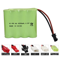Batterie de remplacement rechargeable Ni-MH 4/3A 3800mAh, cellule à brancher, soudure pour l'électronique grand public et les jouets