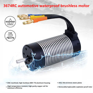 Motor sin Escobillas Impermeable Serie 36, 12V 24V 1000w, Micro Motor DC 3000KV para Autos RC 1/8 1/10, Barcos y Juguetes Eléctricos - Product Image 5