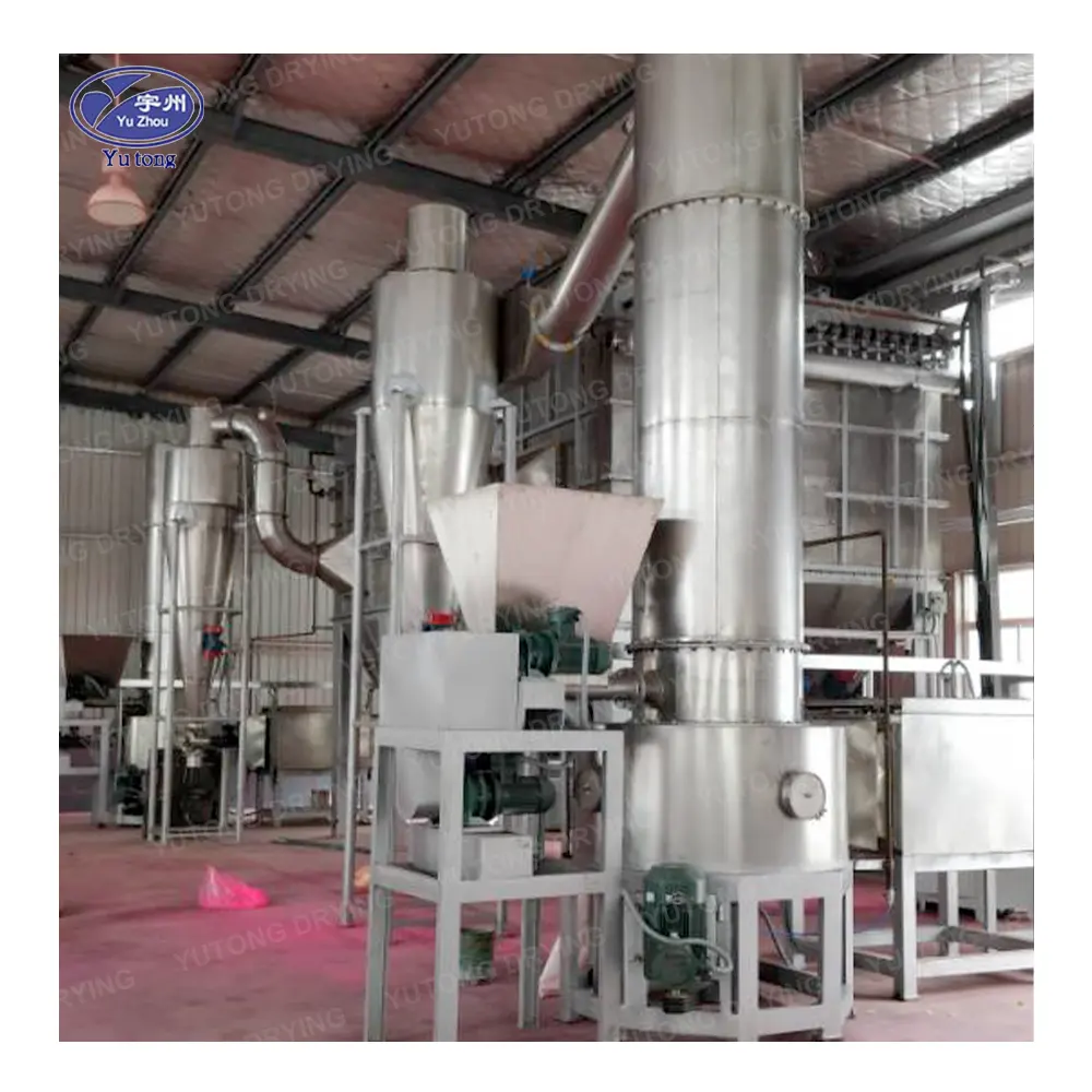 SXG Series Stainless Steel Flash Dryer For Cassava Flour Corn Starch Drying Production