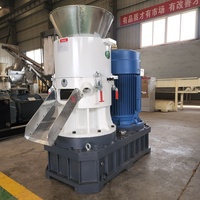 Presse à granulés de petite taille à haute productivité, machine de fabrication de granulés pour animaux avec moteur de 90 kW pour sciure de bois, coques de riz, biomasse, herbe, paille