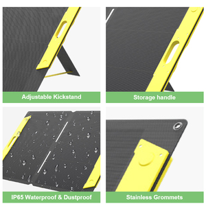 <span class=keywords><strong>Panneau</strong></span> <span class=keywords><strong>solaire</strong></span> pliable <span class=keywords><strong>300W</strong></span> photovoltaïque ETFE <span class=keywords><strong>monocristallin</strong></span> HPBC avec batterie <span class=keywords><strong>solaire</strong></span> 220V pour le camping et la randonnée en extérieur - Product Image 6