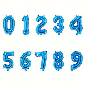 Globos de Número Metalizados de 16 Pulgadas en Varios Colores para Decoración de Fiestas, Precio al por Mayor - Product Image 4