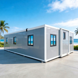 Maison conteneur modulaire extensible Bunkhouse Multi Bed Lodging 20Ft 40Ft, 2, 3, 4 ou 5 chambres, petite, isolée, étanche, type bungalow - Product Image 1
