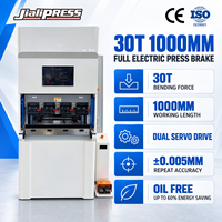 Presse plieuse CNC électrique compacte de haute précision 30T 1000mm sans huile à double servo pour armoires électroniques et pièces métalliques