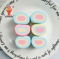 Fournisseur Direct : Bonbons Sucrés Halal à la Saveur de Fruits, Guimauves Moelleuses, Barbe à Papa Sucrée, Snacks Colorés en Gros