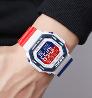 Grosir Pabrik Jam Tangan Olahraga Digital Pria SKMEI 1988 Tahan Air Alarm 50mm Casing ABS Tali TPU