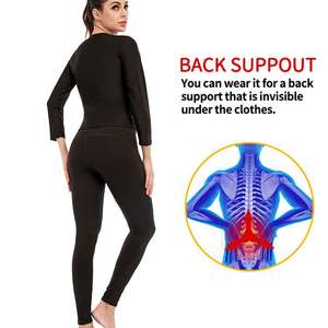 Sauna Shirt Trainings anzug Übung Gewichts verlust Fitness T-Shirt und Hosen Sauna Anzug - Product Image 5