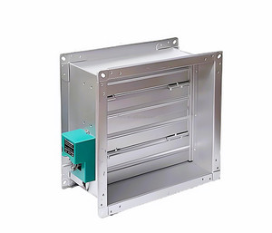민감한 사각 덕트 댐퍼, HVAC 덕트에 적합한 전기 볼륨 제어 댐퍼 - Product Image 1