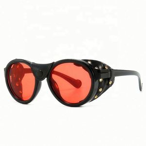 Gafas de Sol Redondas Pequeñas Vintage con Logotipo Personalizado, Gafas de Sol Steampunk para Hombre con Protección UV400, Gran Venta - Product Image 1