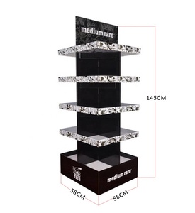 5 Tầng Bốn Bên Vuông Sàn Hiển Thị, Giấy Gợn Sóng <span class=keywords><strong>Standee</strong></span> Cho Siêu Thị Thúc Đẩy - Product Image 2