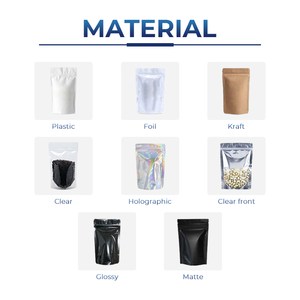 Bolsa de Almacenamiento de Alimentos Reutilizable con Cierre Hermético, Diseño de Calavera, Póker y Serpiente, Impresa a Medida en Fábrica - Product Image 6