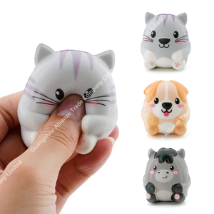 Jouet Squishy PU 8 animaux à remontée lente, coloré, en forme d'animal simulé, pour le stress - Product Image 3