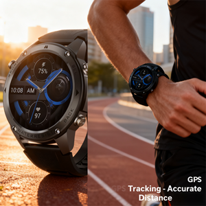 2025 <strong>Best</strong> Selling <strong>AMOLED</strong> <strong>Display</strong> GPS Sport <strong>Smartwatch</strong> for Men Fashionable 5ATM 500mAh BT <strong>Call</strong> Features IOS Compatible - Product Image 2