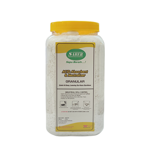 Absorbente y Neutralizador de Ácido SABER de Acción Rápida, 4 Litros, para Ácido de Batería Sulfurico e Hidróclorico - Product Image 1