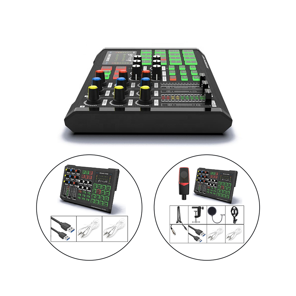 Акция, звуковая карта в реальном времени C200, домашнее студийное оборудование для записи пения KTV