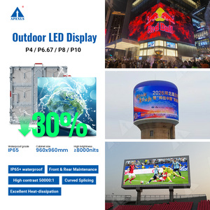 Écran <span class=keywords><strong>LED</strong></span> extérieur P4 P6 P8 P10 Mur vidéo 4K Écran <span class=keywords><strong>LED</strong></span> 3D extérieur Écran <span class=keywords><strong>LED</strong></span> mural intérieur 3D Panneau d'affichage <span class=keywords><strong>LED</strong></span> fixe - Product Image 2