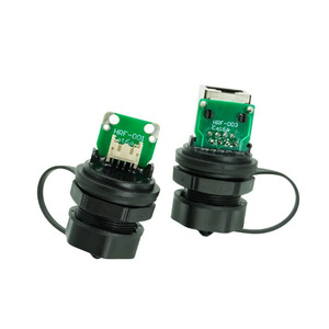 Adaptateurs RJ45 pour connecteurs de module fibre optique <span class=keywords><strong>double</strong></span> port M20 <span class=keywords><strong>4K</strong></span> pour <span class=keywords><strong>prise</strong></span> aviation mâle/femelle, indice de protection IP54, PC ABS Nylon - Product Image 5