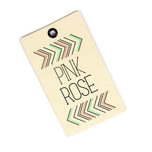 Wholesale high-grade special paper clothing Hang tags customized women's clothing certificate production printing general label