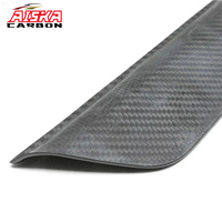 AISKA Couvre-seuils de porte avant en carbone sec, légers, style sport, adhésifs, accessoires intérieurs pour Tesla Model Y Juniper 2025+