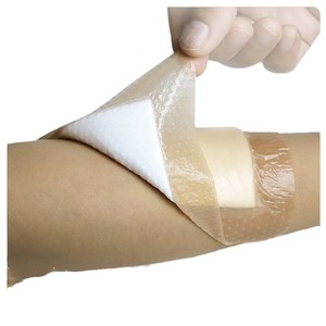 Pansement en mousse de polyuréthane auto-adhésif Shandong Chenxing 7,5x7,5 cm pour soins des plaies - Product Image 1