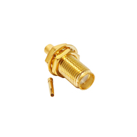Precio bajo de fábrica Sma hembra Jack soldadura mamparo BH Rg405 086 Rf Cable coaxial conector coaxial conectores (RF) convertidor