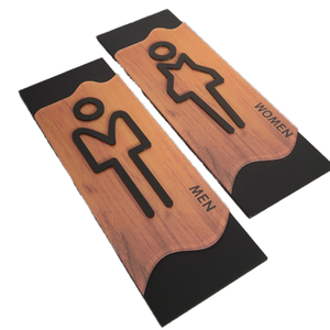 <span class=keywords><strong>Plaque</strong></span> <span class=keywords><strong>de</strong></span> signalisation <span class=keywords><strong>de</strong></span> <span class=keywords><strong>porte</strong></span> <span class=keywords><strong>de</strong></span> toilettes auto-adhésive en acrylique moderne, longue durée, unisexe, pour salle <span class=keywords><strong>de</strong></span> bain, 2026 - Product Image 3