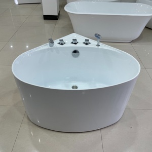 Best-seller 1000 Petite <span class=keywords><strong>baignoire</strong></span> autoportante moderne en <span class=keywords><strong>acrylique</strong></span> en forme d'ellipse pour adultes <span class=keywords><strong>ou</strong></span> enfants - Product Image 4