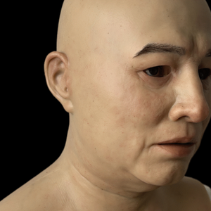 <span class=keywords><strong>Masque</strong></span> de tête en silicone pour homme, à haute dégaine, réutilisable, souple et extensible, pour films, séries TV, Halloween et cosplay - Product Image 6