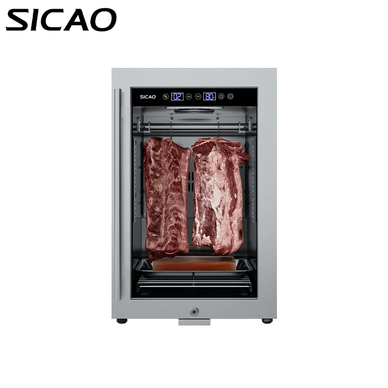 A base di carne di età compresa tra macchina di manzo carne secca mette in mostra a secco-invecchiamento frigo dry-invecchiamento carne