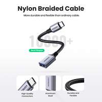 UGREEN Adaptateur USB C vers USB 3.0 OTG Connecteur de câble de données USB Type C OTG pour Samsung Galaxy 10 MacBook Pro 2019 Adaptateur USB C