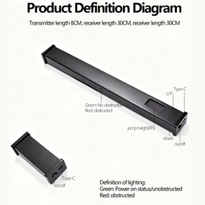 Testeur de tapis lumineux à capteur de saut, surveillance des données en temps réel, mesure du temps de contact au sol, dispositif de saut - Product Image 5
