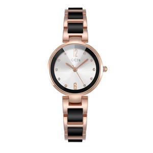Montres élégantes pour femmes, simples et élégantes, cadran rond, étanches, montres à quartz pour femmes, vente en gros - Product Image 1