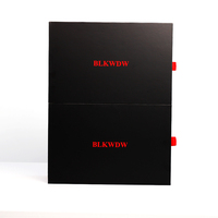Boîte Cadeau de Luxe en Carton Premium avec Vernis Sélectif UV et Lamination Mate, Logo, Grande Taille, Noire, 2,5 mm, Tiroir Coulissant, Écologique