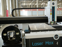 Machine de découpe laser à fibre intégrée plaque-tube 3015, type portique, CNC de haute qualité pour tôles et tubes
