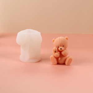 Besafe Handmade Little Bear with <strong>Doll</strong> Shape Candle Wax Soap Silicone <strong>Molds</strong> for Making Candle Resin Craft - Product Image 4