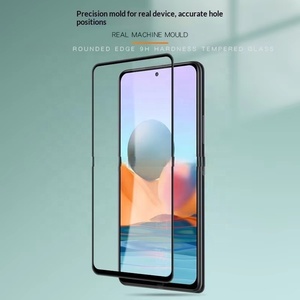 <span class=keywords><strong>Protection</strong></span> d'écran en verre trempé 9H de haute qualité, couverture intégrale, pour <span class=keywords><strong>Redmi</strong></span> <span class=keywords><strong>Note</strong></span> <span class=keywords><strong>10</strong></span> Pro, HD, clair, anti-rayures - Product Image 4