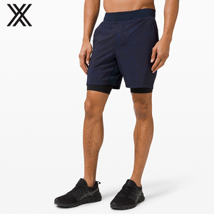 Personnalisé Vêtements De Sport Respirant Léger Hommes Formation Gym Shorts Deux Couche Poche De <span class=keywords><strong>Compression</strong></span> Court - Product Image 4