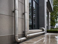 Tuyau de drainage en acier inoxydable Zhuo Ye 304 316 avec raccord à emboîtement pour les systèmes d'évacuation des eaux usées des bâtiments et industriels