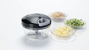 Picadora de Verduras <span class=keywords><strong>Manual</strong></span>, Multifuncional, Moderna, de Acero Inoxidable, Sostenible, de Acción Rápida - Product Image 5