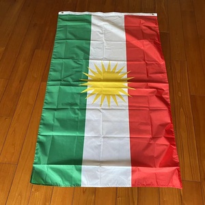 Prezzo a buon mercato 3x5 piedi bandiera Kurdistan, bandiera in poliestere 3 'x 5' stampato bandiera <span class=keywords><strong>Kurdish</strong></span> - Product Image 6
