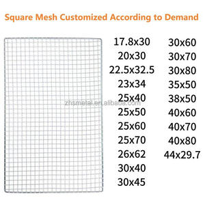 Rejilla de Acero Cuadrada Desechable para Asar a la Parrilla con Carbón, Económica y Fácil de Limpiar, para Uso en Restaurantes - Product Image 4